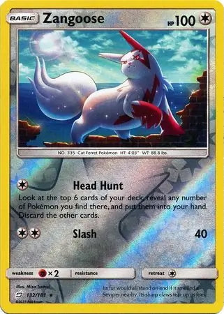 Team Up Zangoose #132/181 reverse holo
